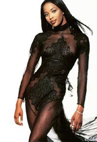 Naomi Campbell lingerie