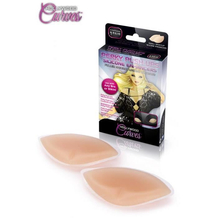 accessoires coussinets silicone redefinisseurs de decollete 1 paire hollywood curves taille unique