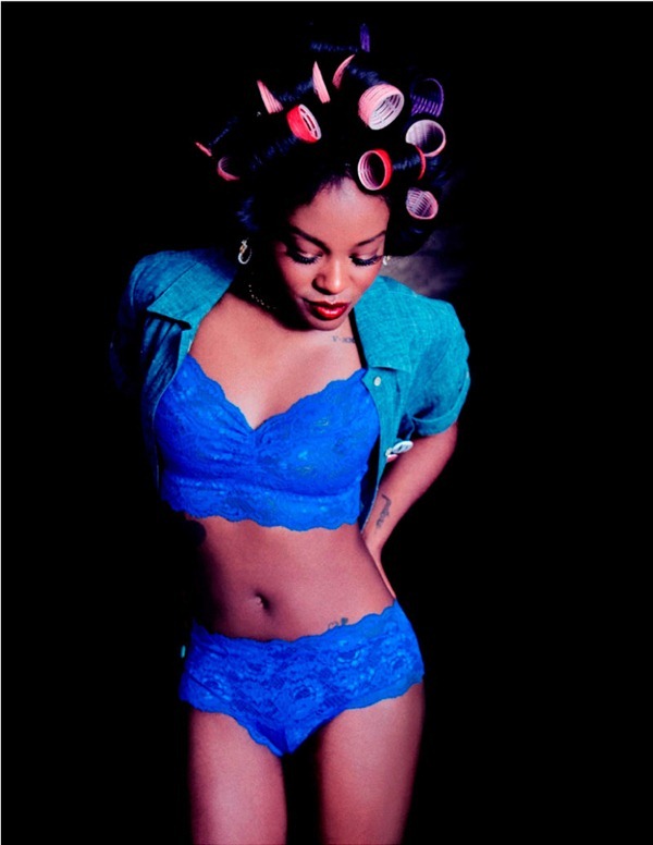 Azealia Banks lingerie