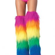 Bas collants bas jambieres peluche multicolore leg avenue taille unique