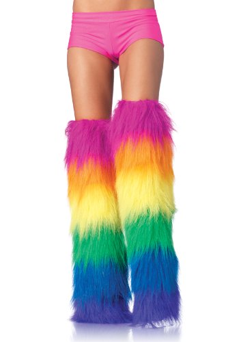 bas collants bas jambieres peluche multicolore leg avenue taille unique