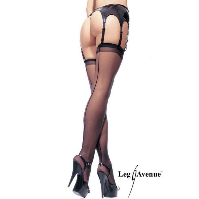 bas couture classique leg avenue rouge bas