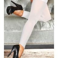 Bas legging innocence hustler lingerie blanc bas legging jambieres