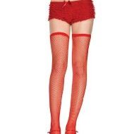 Bas maille resille leg avenue rouge bas