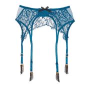 bas nylon jarretelles avec culotte dentelle integree