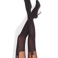 Bas porte jarretelle look sexy electric lingerie noir collants jarretelles