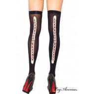 Bas pour costumes zombies cicatrices leg avenue taille unique c bas fantaisie noir