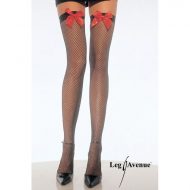 Bas tendre seduction leg avenue noir rose bas