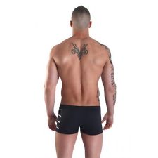 boxer hommes ligne argentees