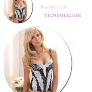 Bustier floral leg avenue leg avenue large bustiers et corsets noir blanc