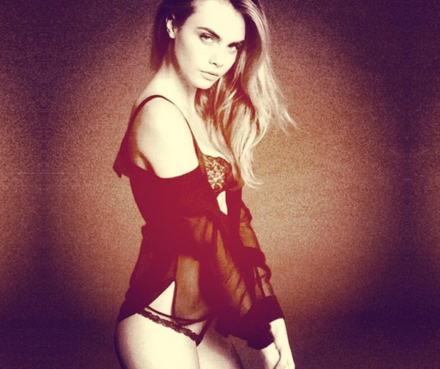 Cara Delevingne lingerie