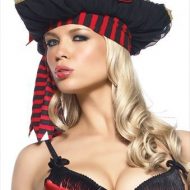 Chapeau de pirate style leg avenue noir chapeaux