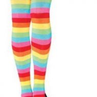 Chaussettes montantes flashy leg avenue e chaussettes fantaisie multicolore