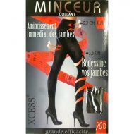 Collant a remous leg avenue noir collants