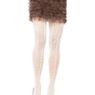 Collant acrylique crochet leg avenue f collants ivoire