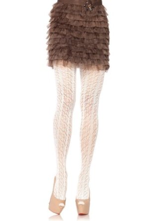 collant acrylique crochet leg avenue f collants ivoire