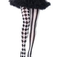 Collant arlequin leg avenue noir blanc collants