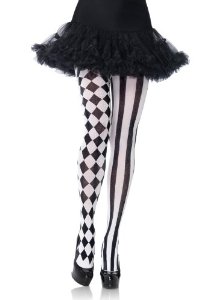 collant arlequin leg avenue noir blanc collants