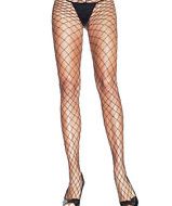 Collant filet lycra lurex leg avenue noir argent collants