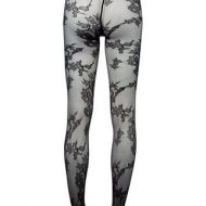 Collant floral ouvert