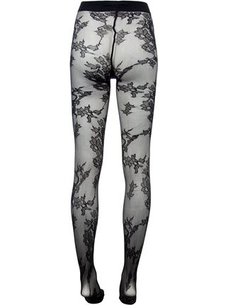 collant floral ouvert