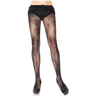 Collant jacquard danse de roses leg avenue noir collants