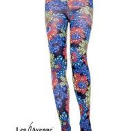 Collant kaleidoscope floral leg avenue noir collants