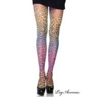 Collant leopard colore leg avenue f collants multicolore