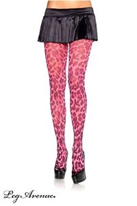 collant leopard rose leg avenue taille unique f collants rose fluo