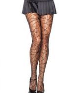 Collant motifs toile tissee leg avenue taille unique f collants noir