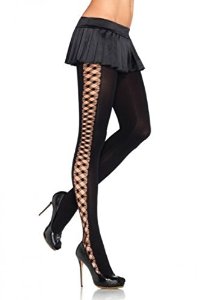 collant opaque crochets leg avenue noir collants