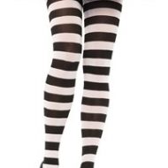 Collant rayures larges leg avenue noir blanc collants