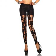 Collant style legging ajoure