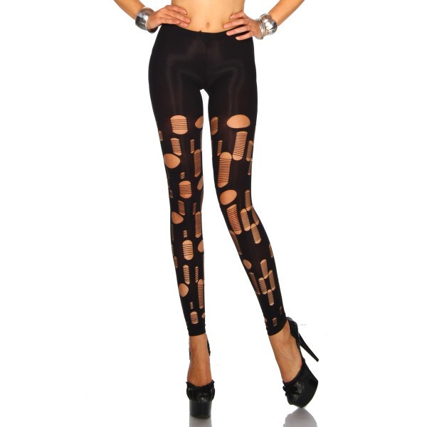 collant style legging ajoure