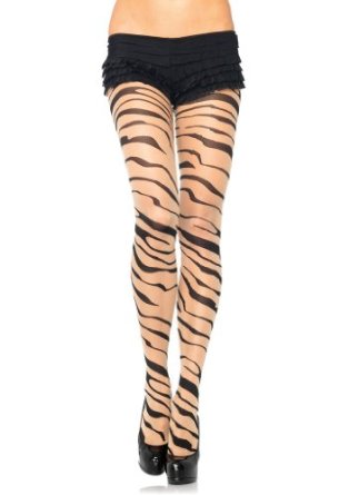 collant zebre noir leg avenue taille unique f collants noir