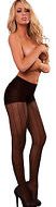 Collants design hustler lingerie noir collants