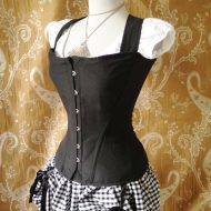 Corset alessa noir