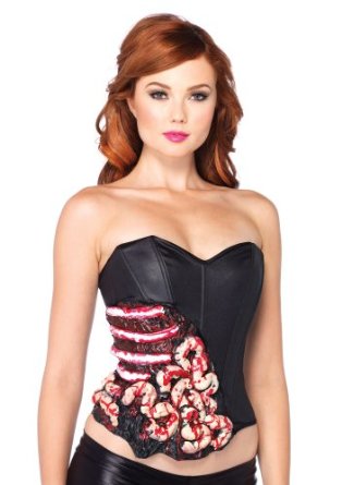 corset halloween sang et tripes leg avenue leg avenue large i halloween noir