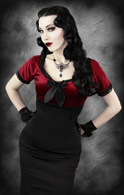 corset special moment rouge et noir