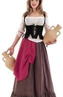 Costume 2 pieces jeune taverniere leg avenue leg avenue large e serveuses lolitas bleu