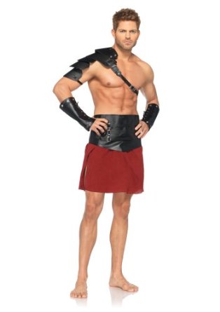 costume 4 pieces le warrior leg avenue leg avenue ml x hommes marron