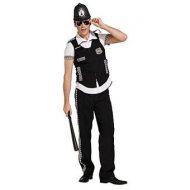 Costume 4 pieces officier swat leg avenue noir policieretc