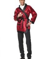 Costume bachelor leg avenue bordeaux noir costume homme