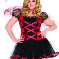 Costume coccinelle leg avenue noir rouge costumes grandes tailles