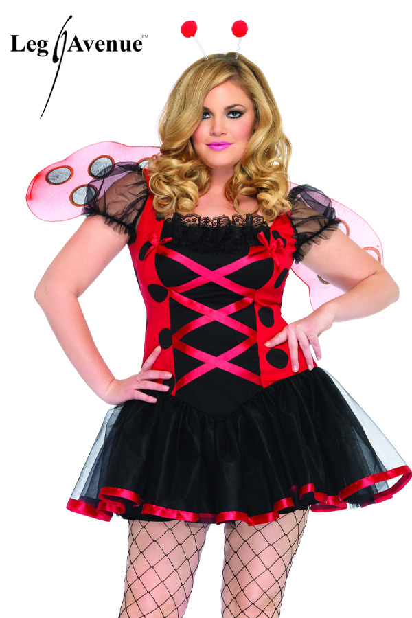 costume coccinelle leg avenue noir rouge costumes grandes tailles