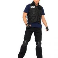 Costume commandant swat leg avenue noir costume homme