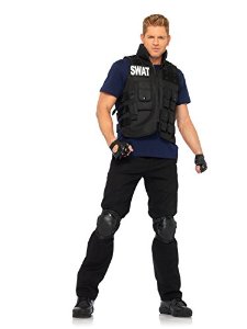 costume commandant swat leg avenue noir costume homme