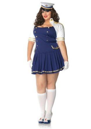 costume marine gt leg avenue bleu blanc costumes grandes tailles