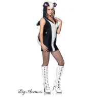 Costume mignonne moufette leg avenue noir blanc p tites betes