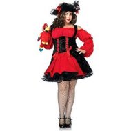 Costume pirate sanguinaire leg avenue noir rouge pirate